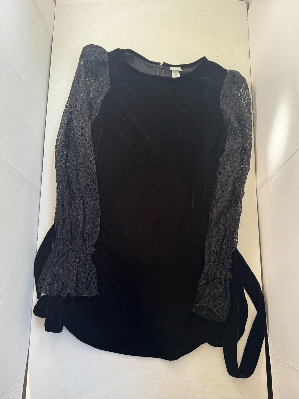 The Vampire's Wife x H&M Black Lace & Velvet Mini Dress | XL